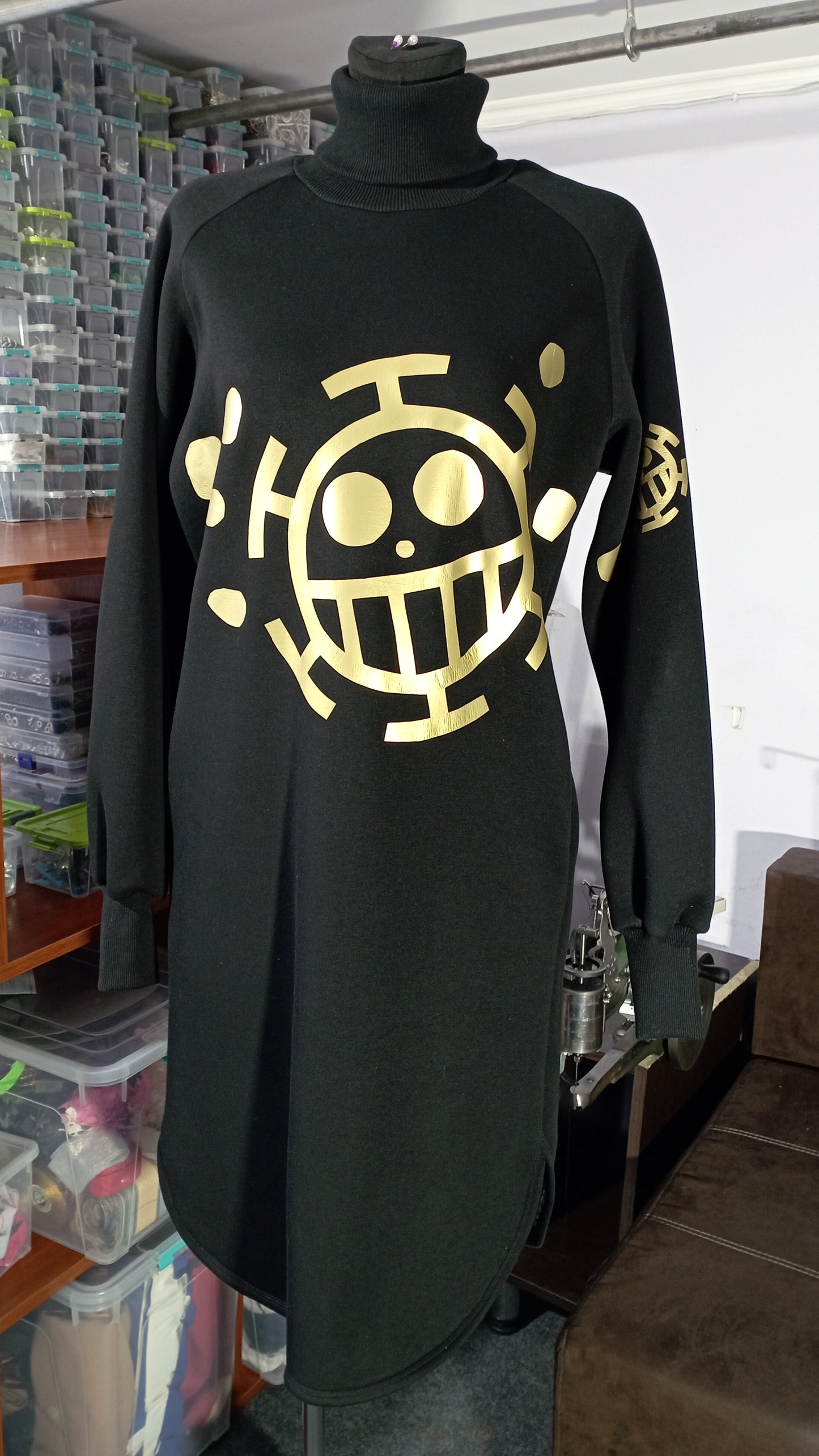 Trafalgar Law dress/ Trafalgar Law hoodie cosplay /Trafalgar Law hoodie dress