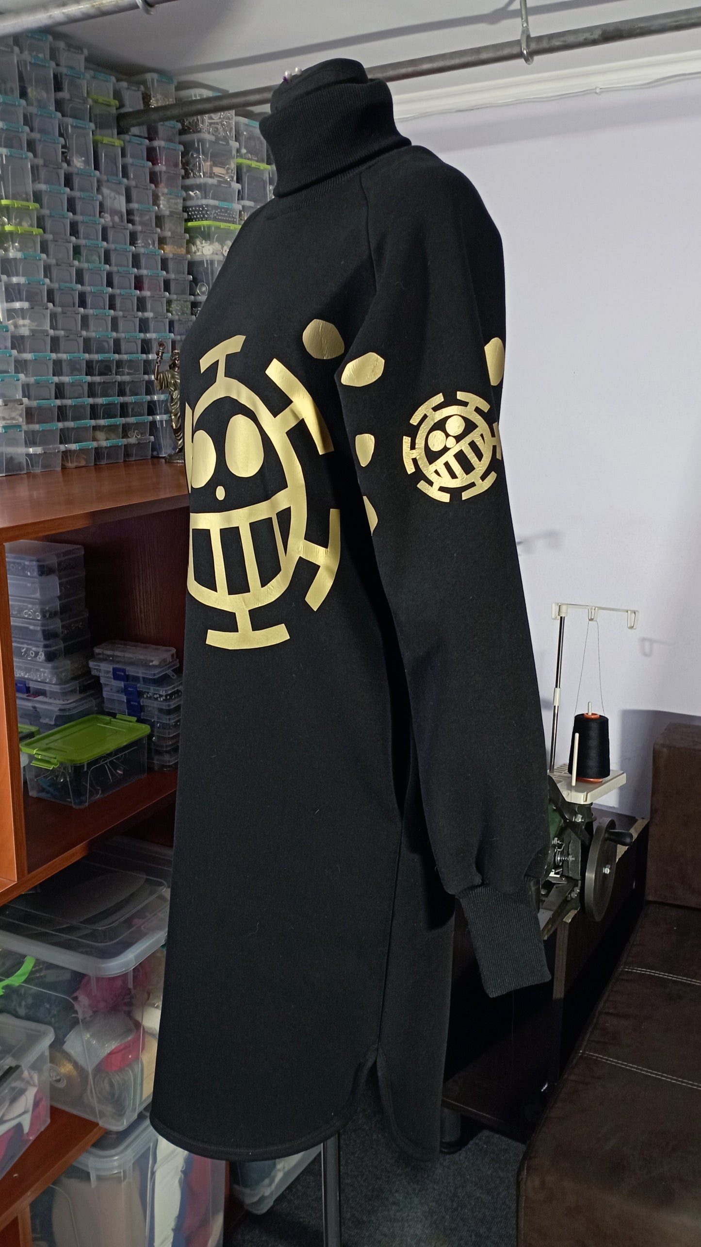 Trafalgar Law dress/ Trafalgar Law hoodie cosplay /Trafalgar Law hoodie dress