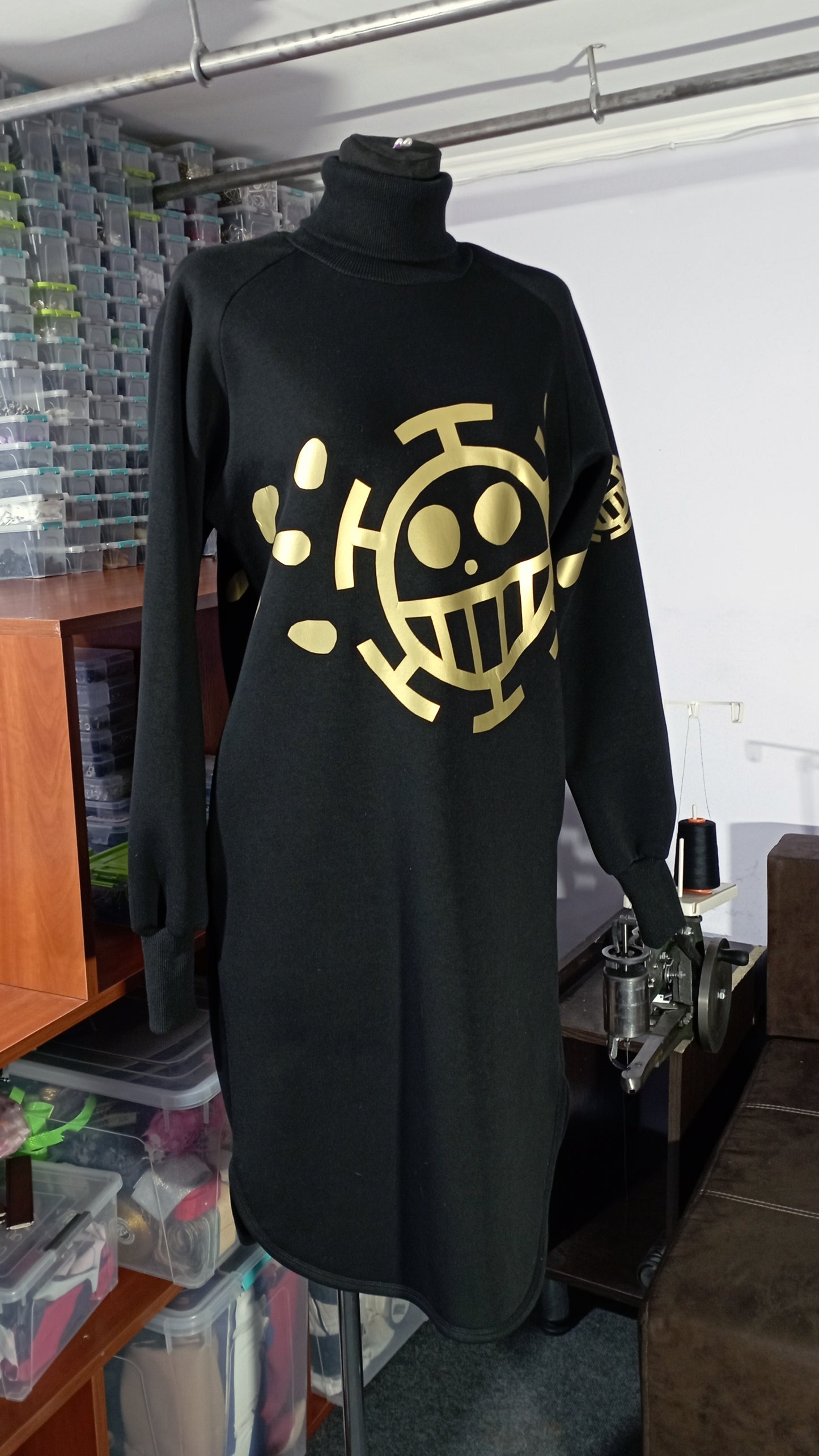 Trafalgar Law dress/ Trafalgar Law hoodie cosplay /Trafalgar Law hoodie dress