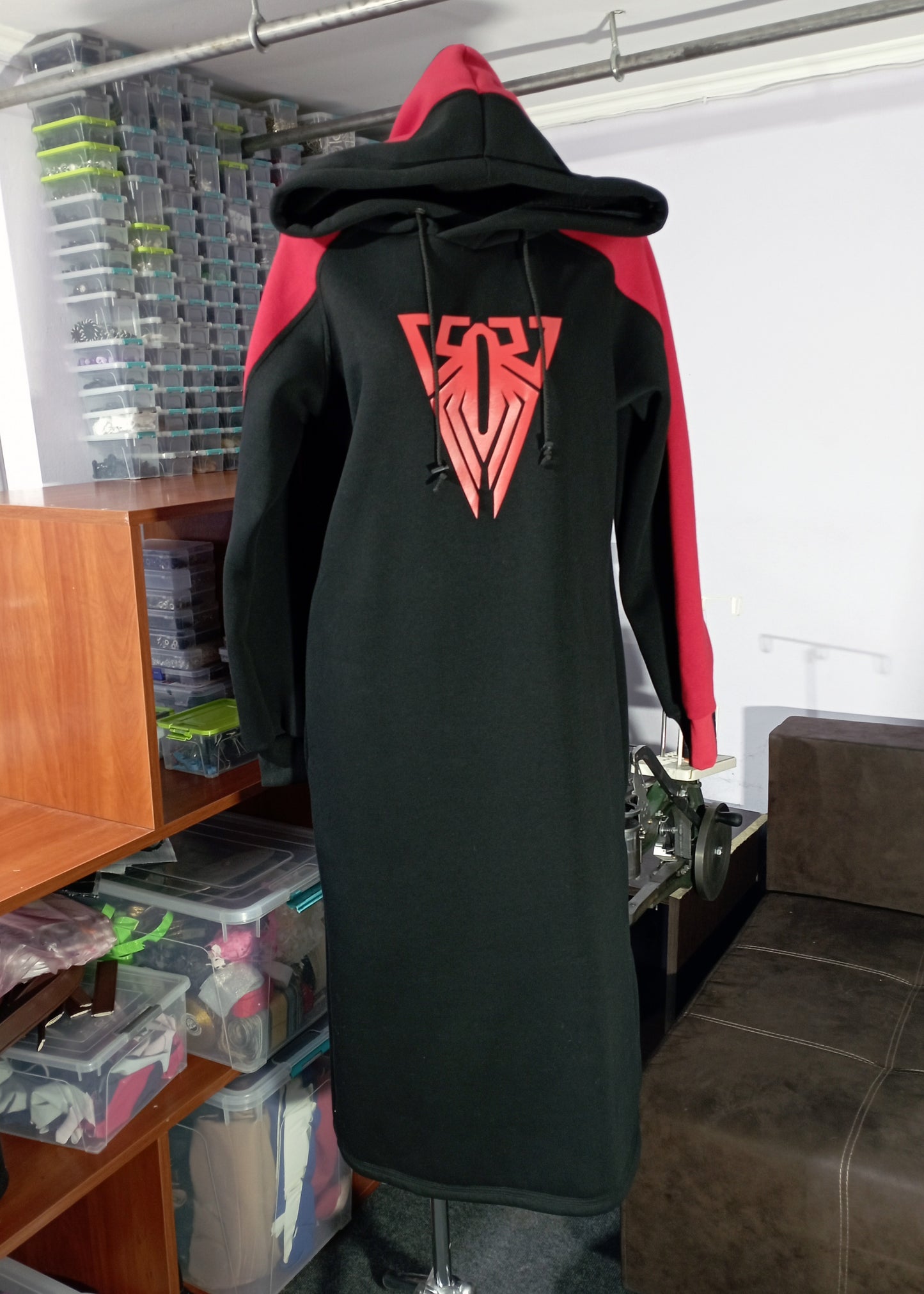 Spider dress/ Miles Morales hoodie cosplay /spider man hoodie dress