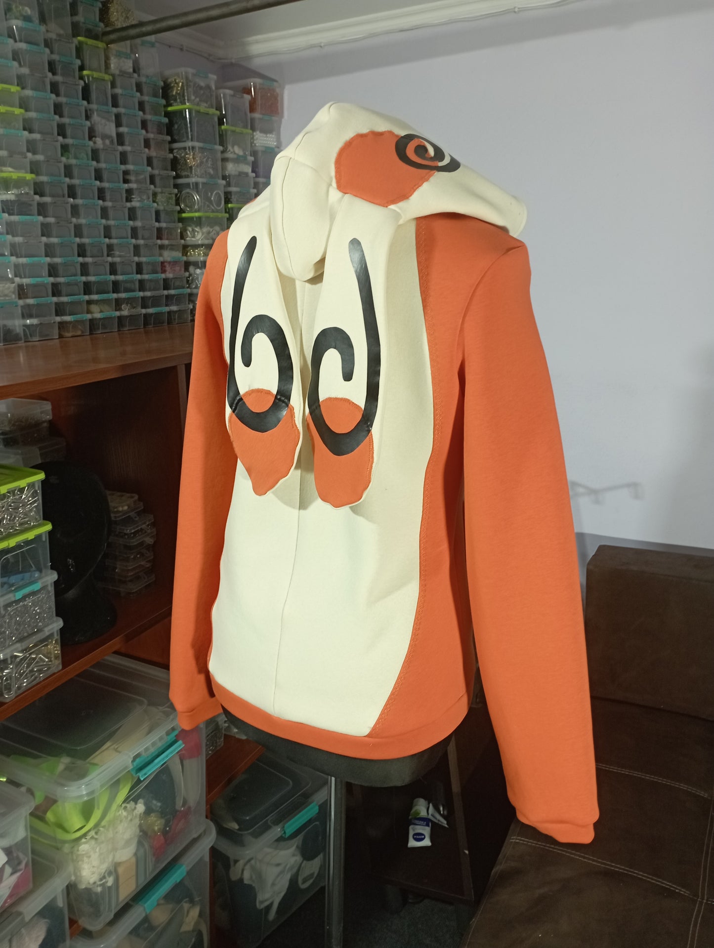 Spinda inspired zip up hoodie