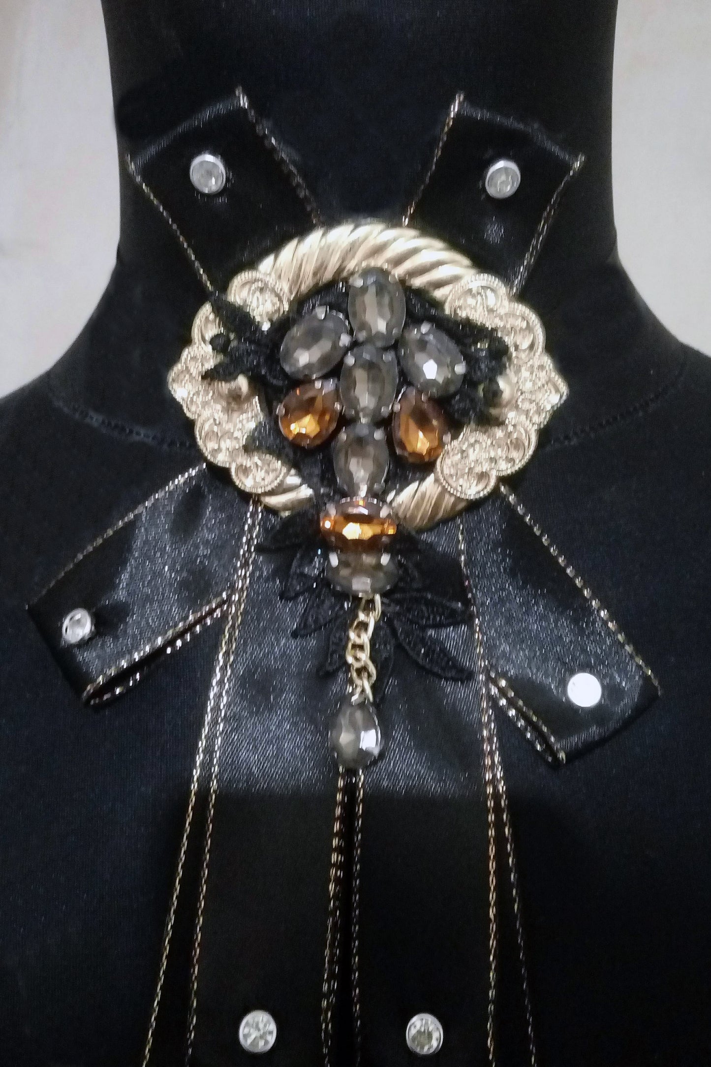 Gothick neck tie custom made