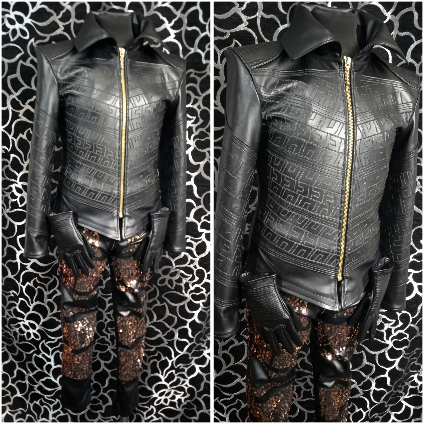 Cosplay Cruella de Vil outfits  / Emma Stone / punk Cruella "future"