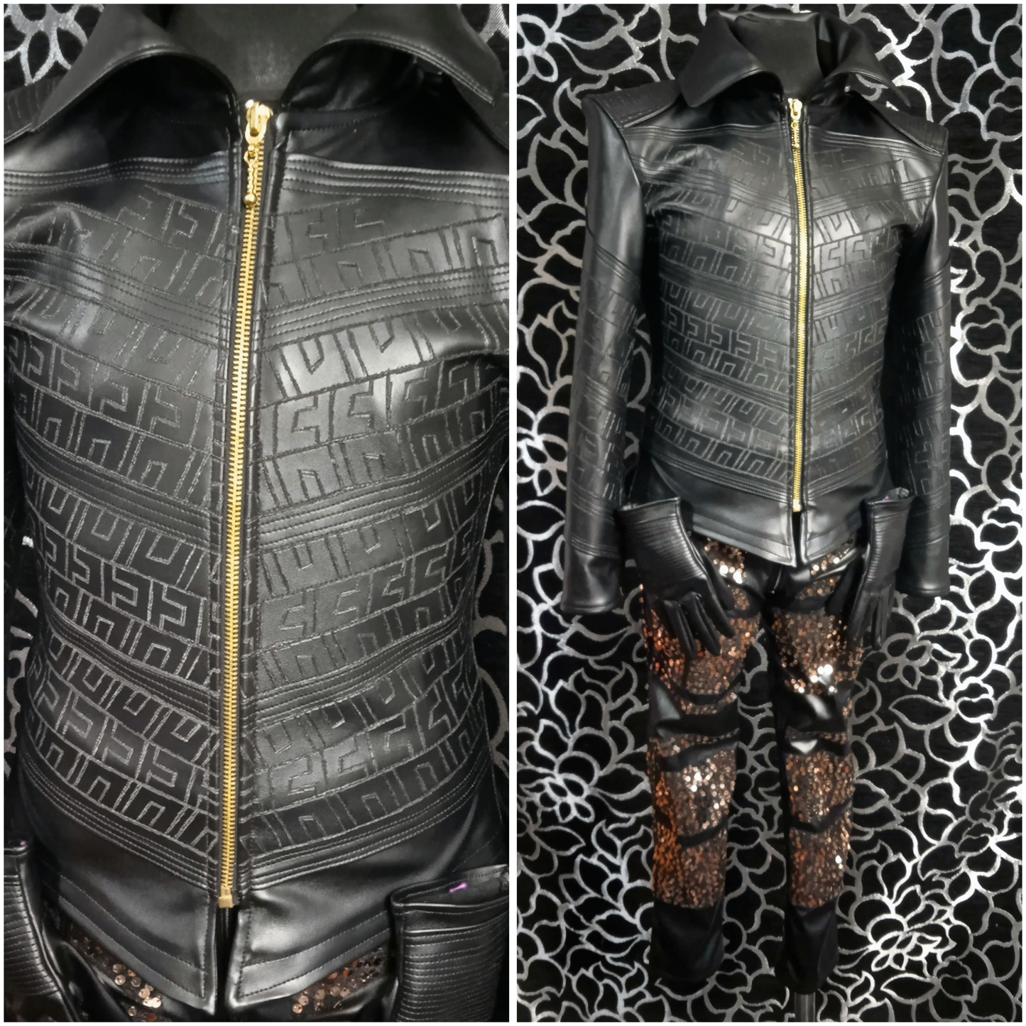 Cosplay Cruella de Vil outfits  / Emma Stone / punk Cruella "future"