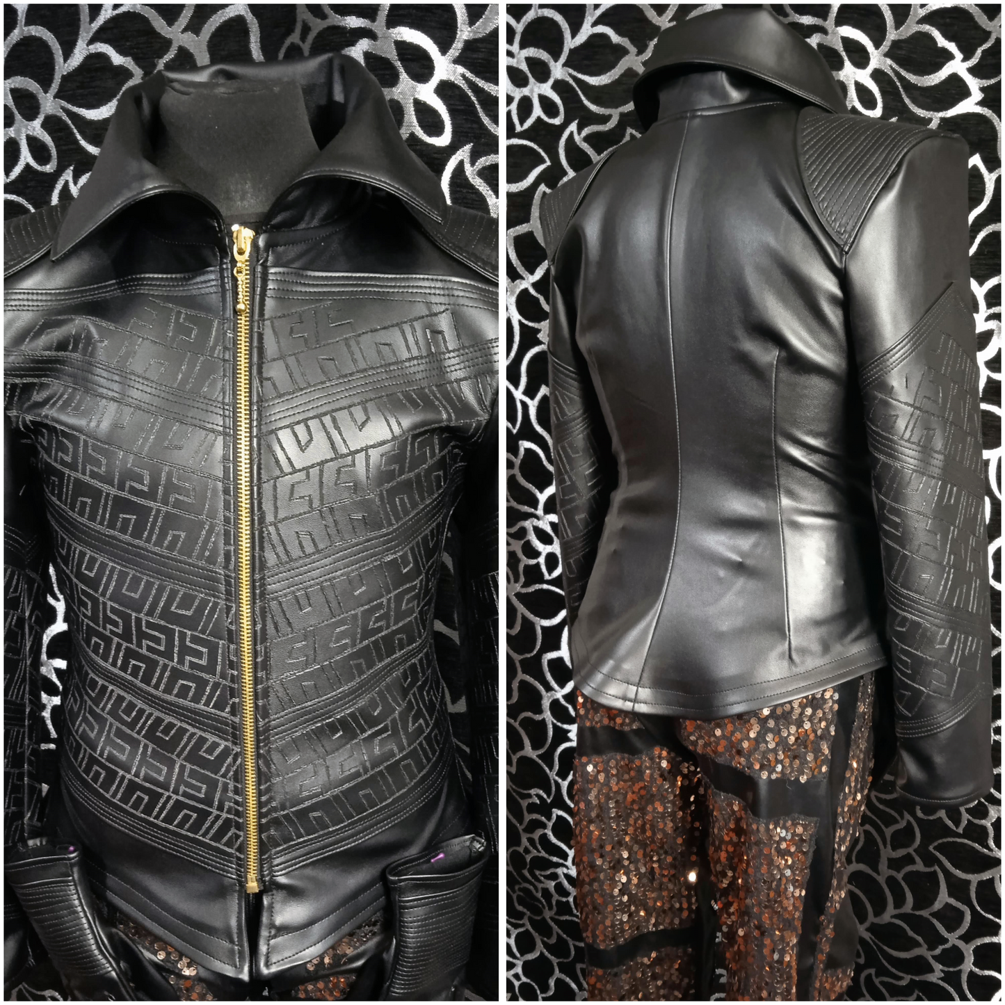 Cosplay Cruella de Vil outfits  / Emma Stone / punk Cruella "future"