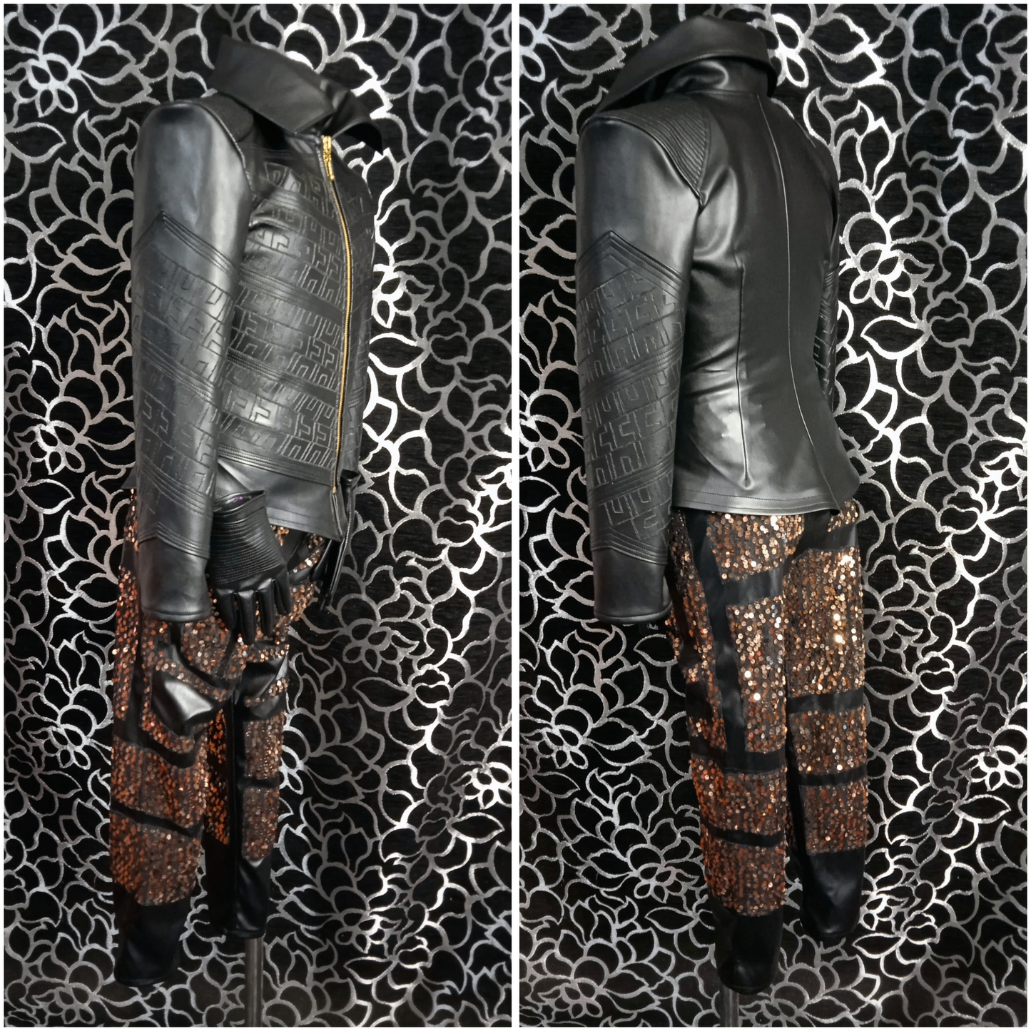 Cosplay Cruella de Vil outfits  / Emma Stone / punk Cruella "future"