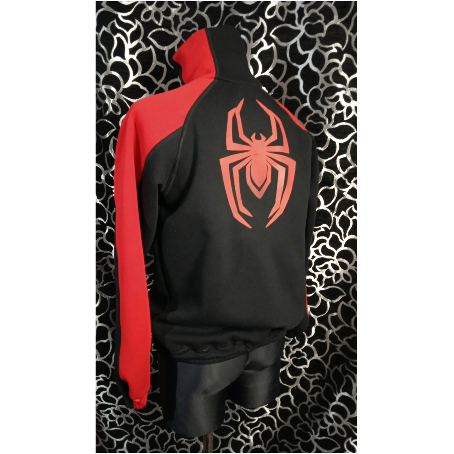 Spider outfit: Miles Morales hoodie cosplay /spider man hoodie