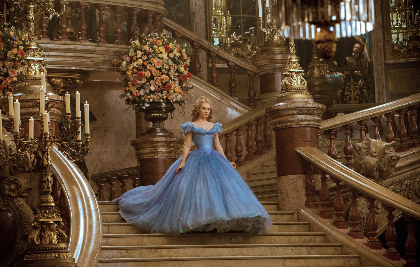 Cinderella new movie blue dress Hand made (pre-order)