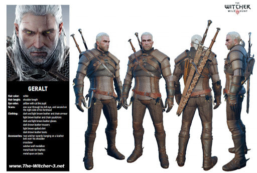 Geralt cosplay outfit / custom cosplay (pre-order)