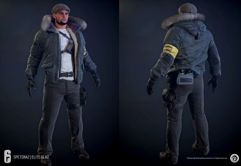 Galsa R6 Skin Glaz Elite Skin Rainbow 6 Siege cosplay outfit (pre-order) – GNG Cosplay