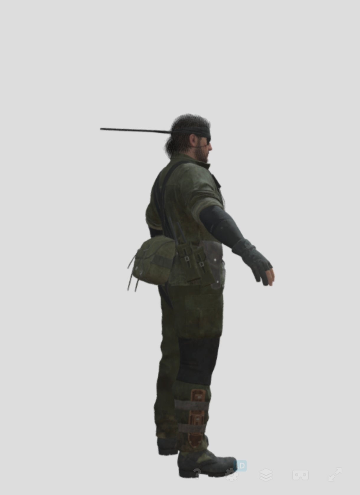 Naked Snake Cosplay (Metal Gear Solid 3 snake eater) cosplay outfit (Pre-order)