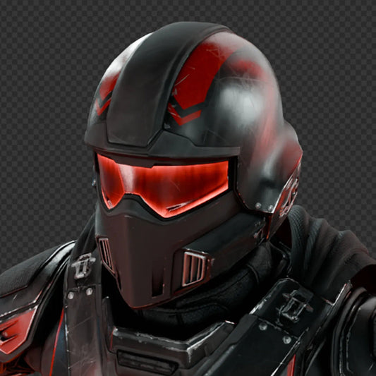 Helmet from Helldivers II red version (pre-order)