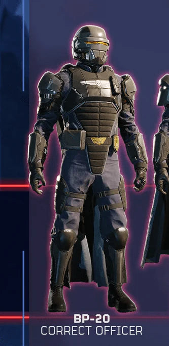 Helldivers 2 BP-20 Correct Officer from the force of Law with SG-20 Halt (pre-order)