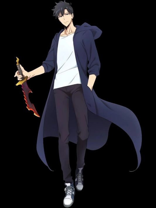 Jinwoo Sung from Solo Leveling cosplay outfit (pre-order)