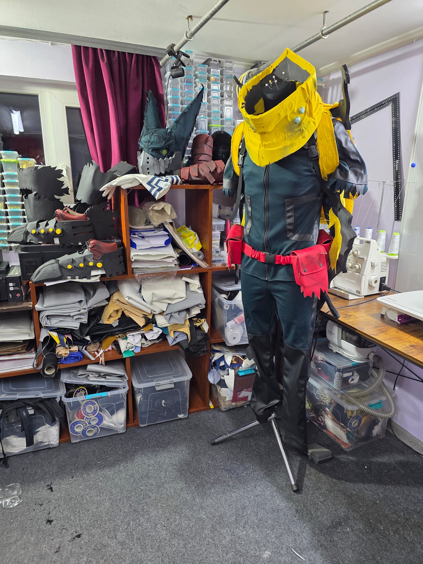 Dark Deku Midoriya cosplay outfit second version Complete all details as on reference picture