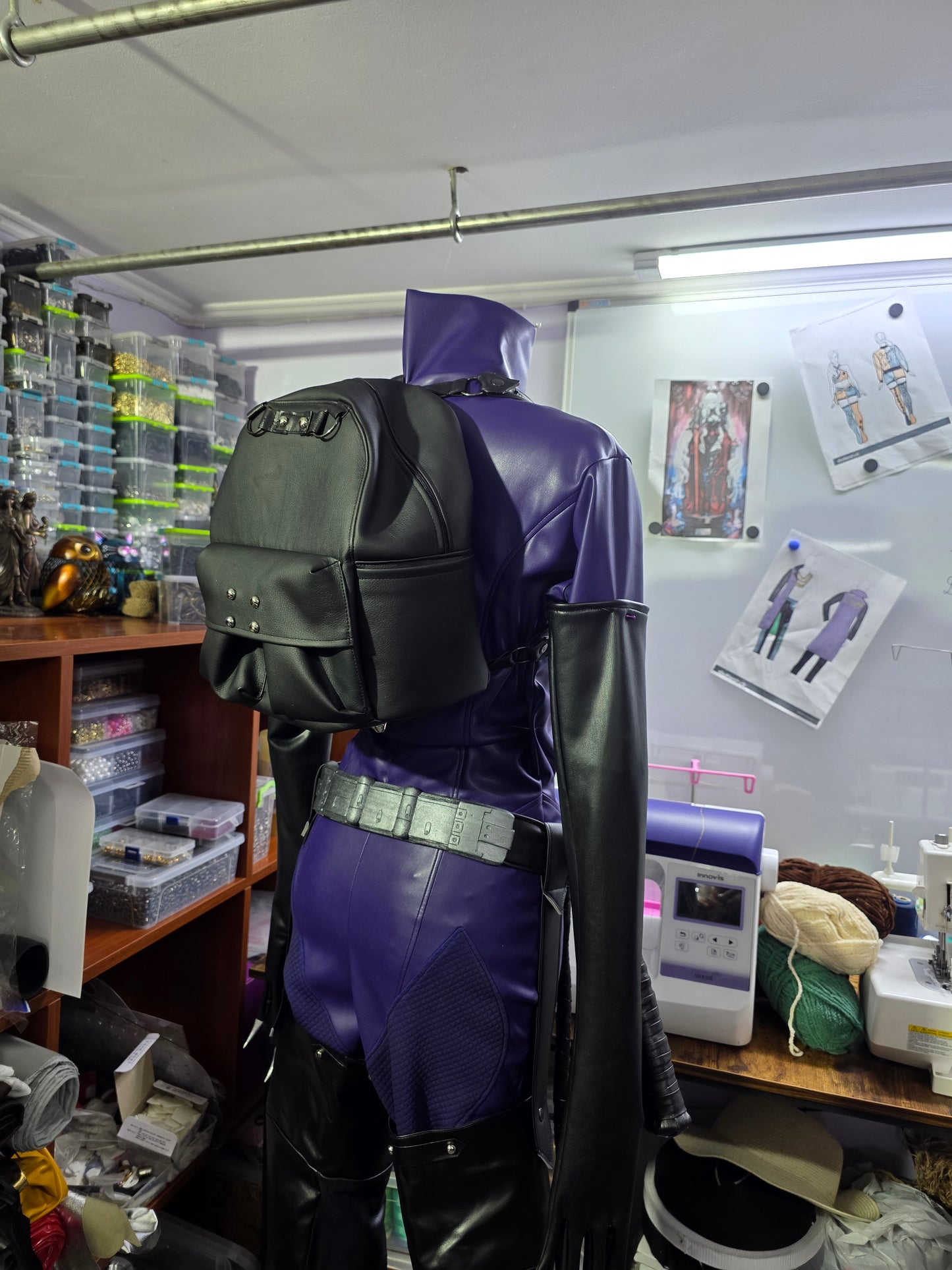 90s Purple-Suit Catwoman custom cosplay (pre-order)