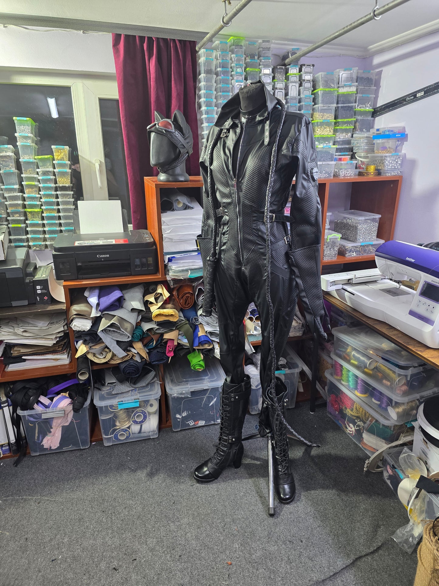 Catwoman custom cosplay Archam city (game version)