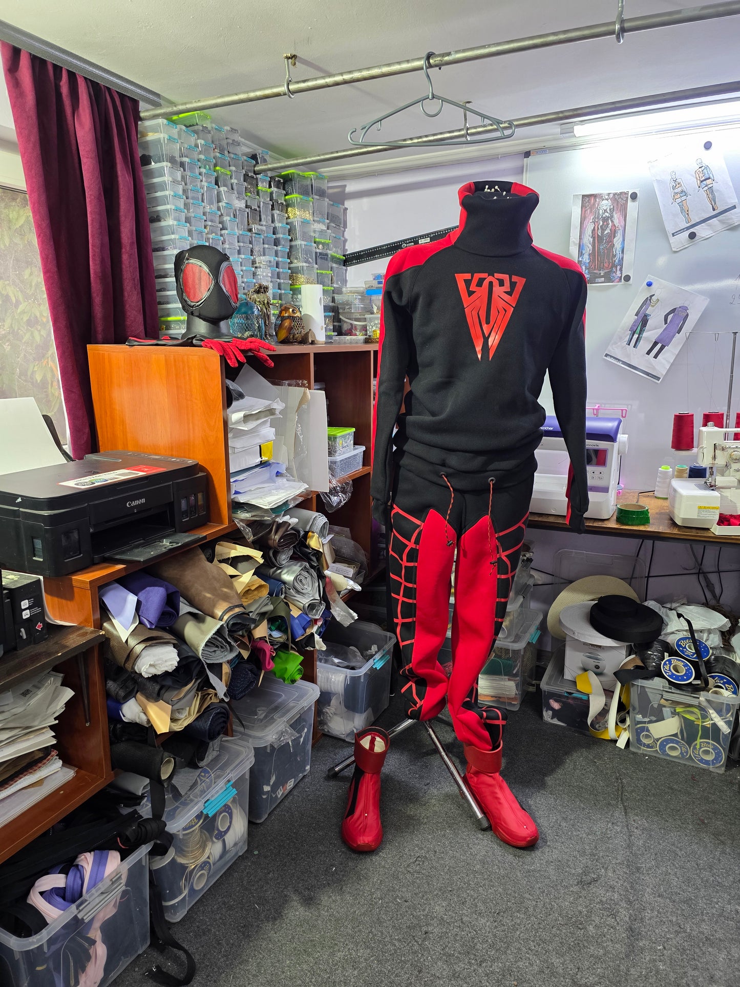 Spider outfit: Miles Morales hoodie cosplay/ spider man bodysuit cosplay / casual cosplay / Hand made sweatshirt / spider man hoodie