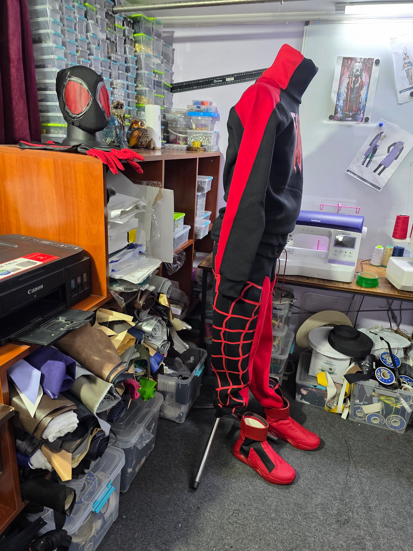 Spider outfit: Miles Morales hoodie cosplay/ spider man bodysuit cosplay / casual cosplay / Hand made sweatshirt / spider man hoodie