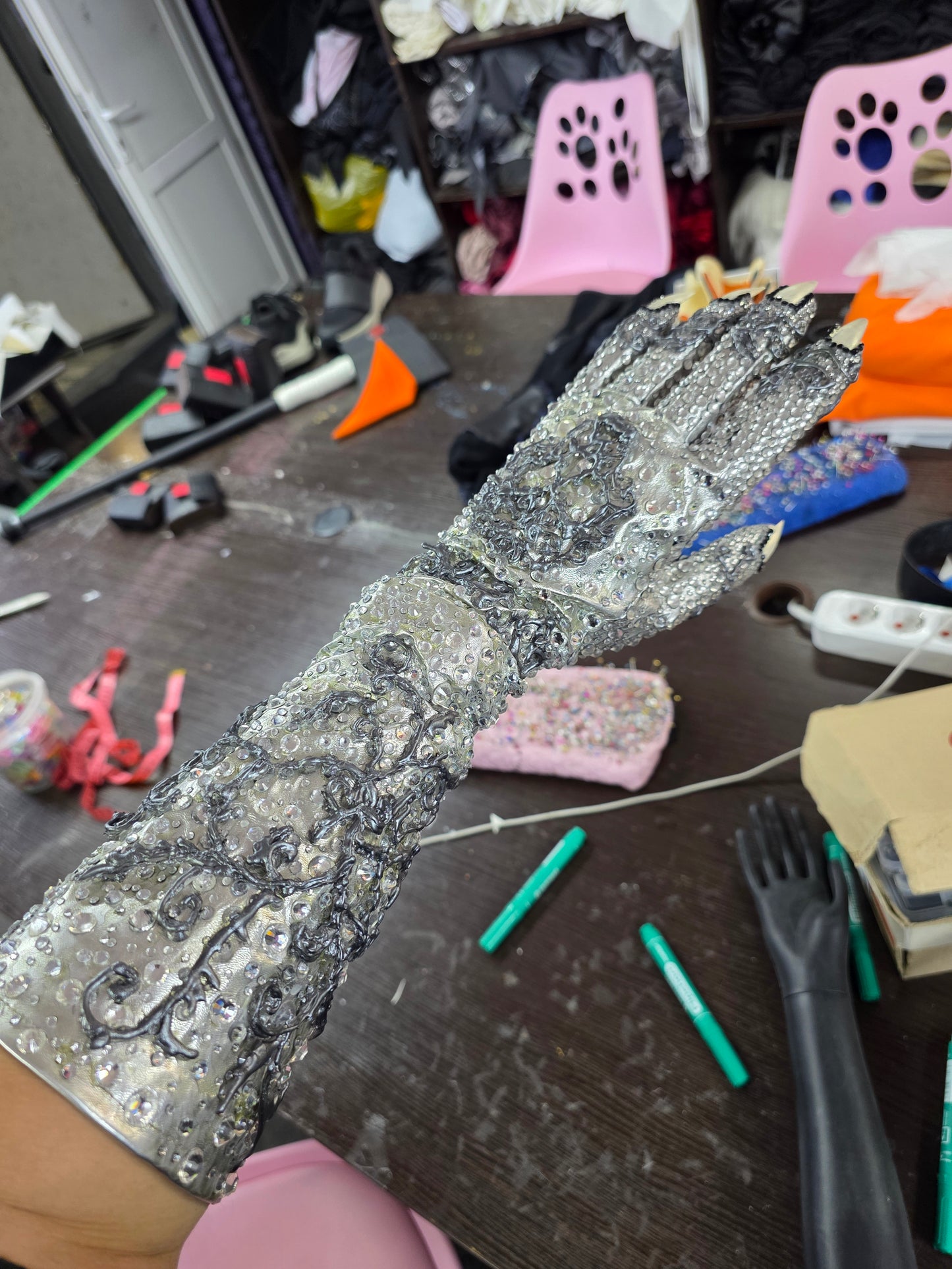 Gaga’s Countess glove from American Horror Story: Hotel cosplay