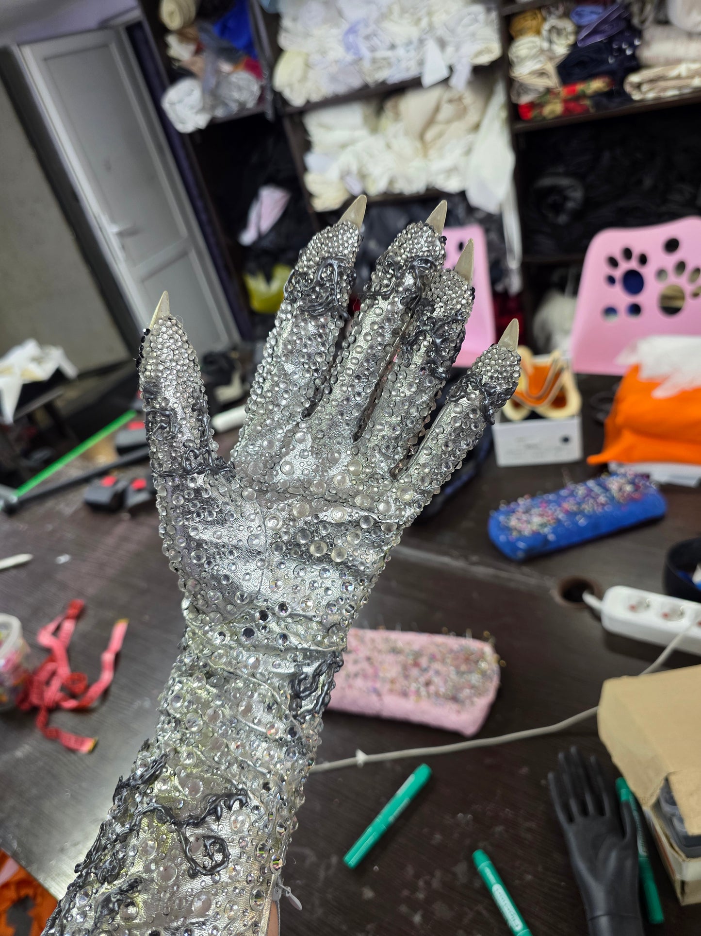 Gaga’s Countess glove from American Horror Story: Hotel cosplay