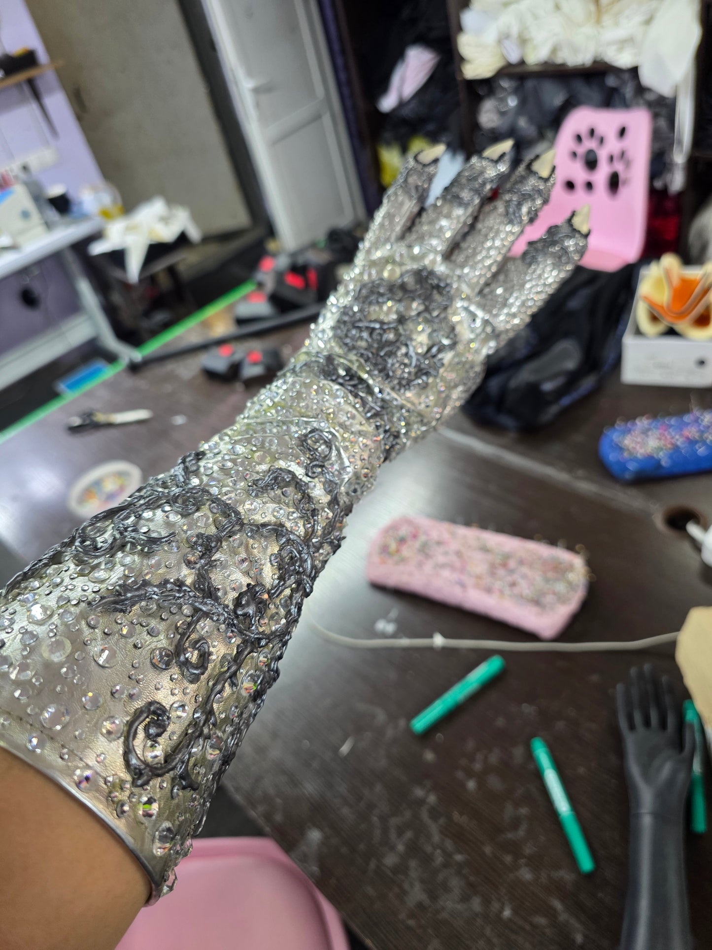 Gaga’s Countess glove from American Horror Story: Hotel cosplay