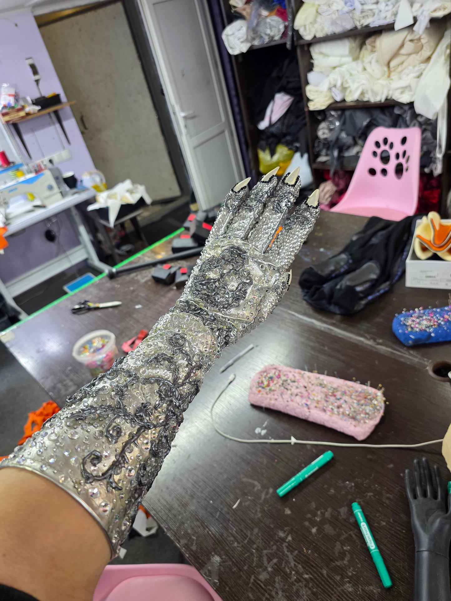 Gaga’s Countess glove from American Horror Story: Hotel cosplay