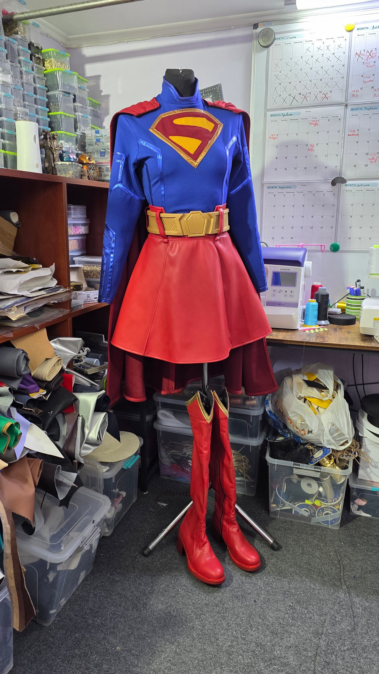 Supergirl 2025 suit custom cosplay