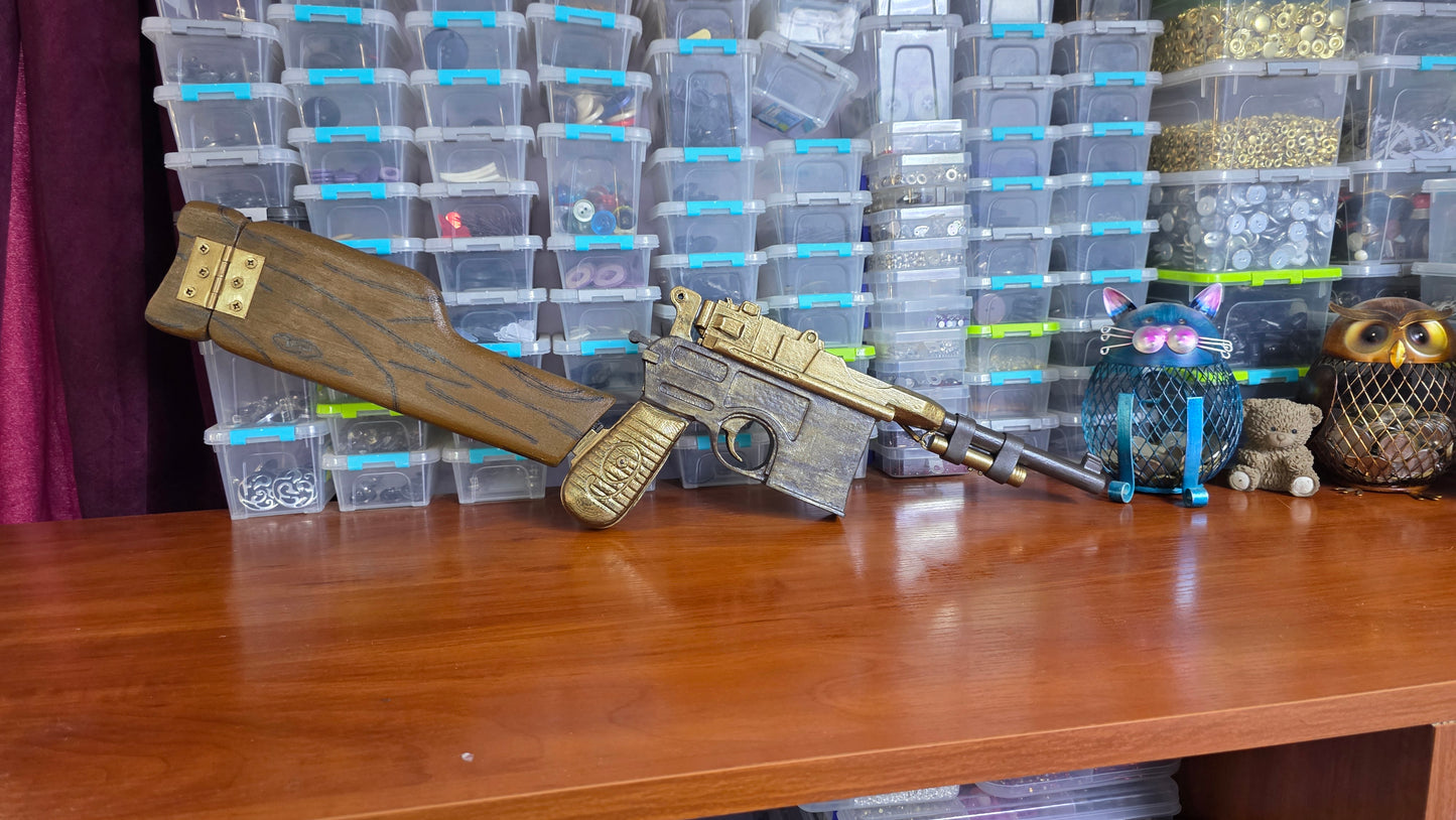 Luis Sera from Resident Evil 4 cosplay outfit RE4 Remake Mauser C96 "Red 9" (pre-order)