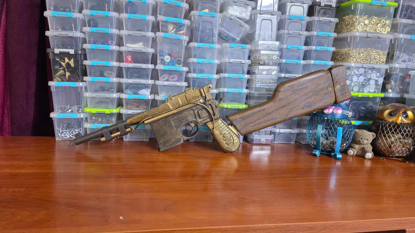 Luis Sera from Resident Evil 4 cosplay outfit RE4 Remake Mauser C96 "Red 9" (pre-order)