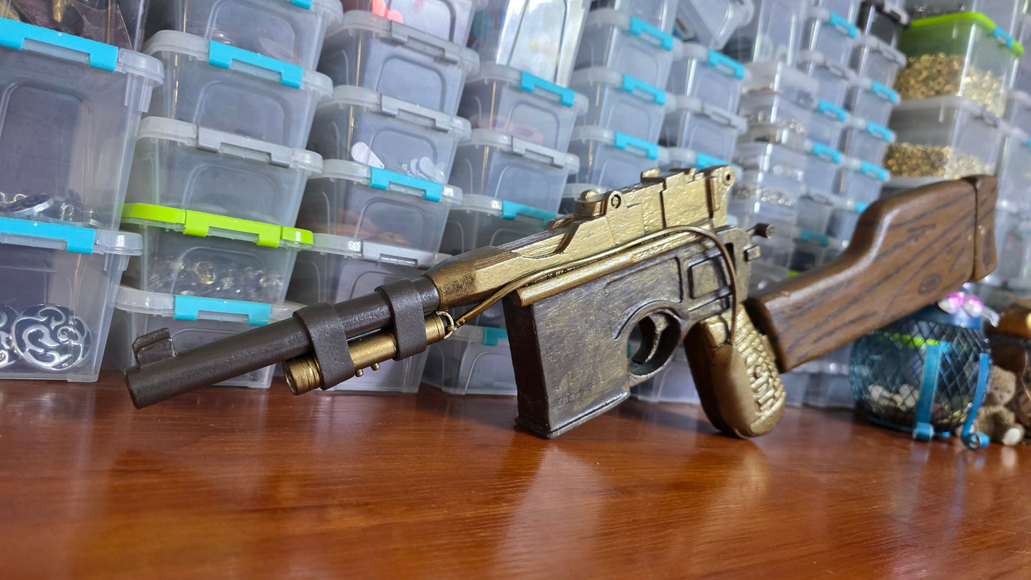 Luis Sera from Resident Evil 4 cosplay outfit RE4 Remake Mauser C96 "Red 9" (pre-order)