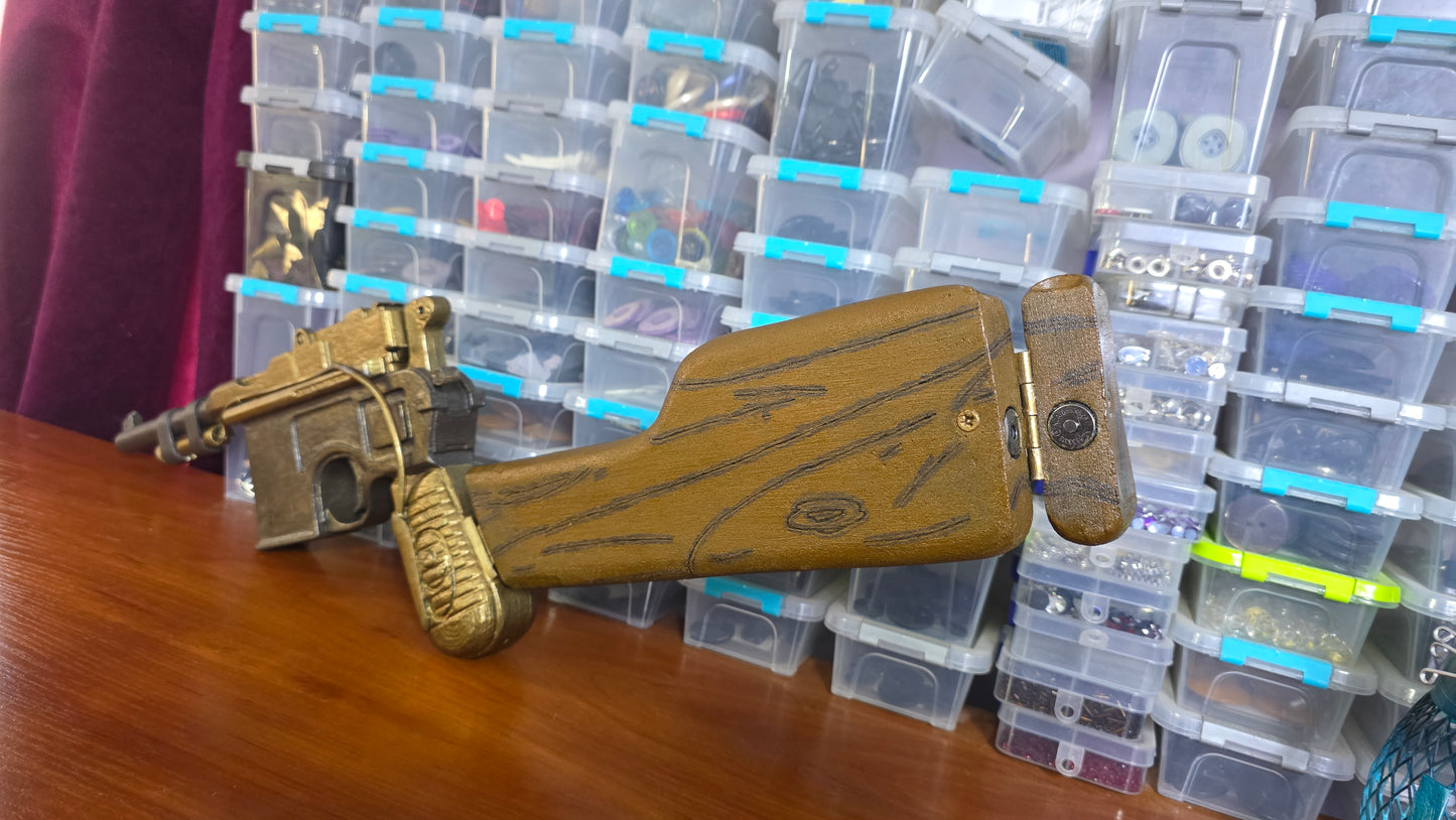 Luis Sera from Resident Evil 4 cosplay outfit RE4 Remake Mauser C96 "Red 9" (pre-order)