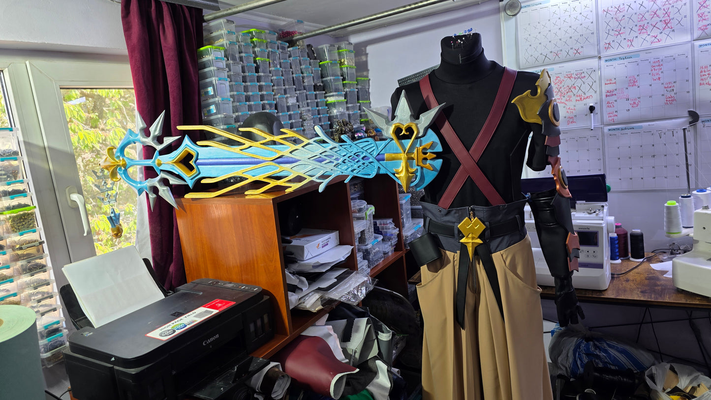 Terra Kingdom Hearts Birth by Sleep + Ultima Weapon Keyblade