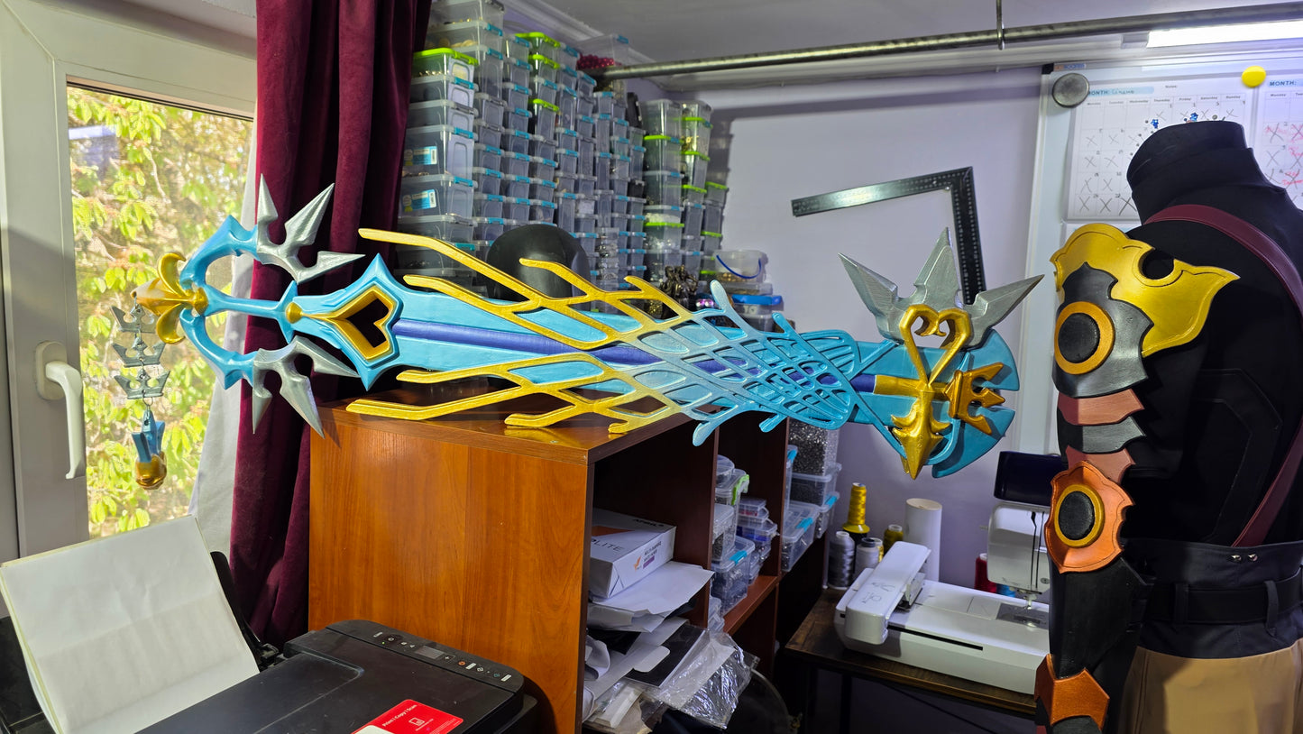 Terra Kingdom Hearts Birth by Sleep + Ultima Weapon Keyblade