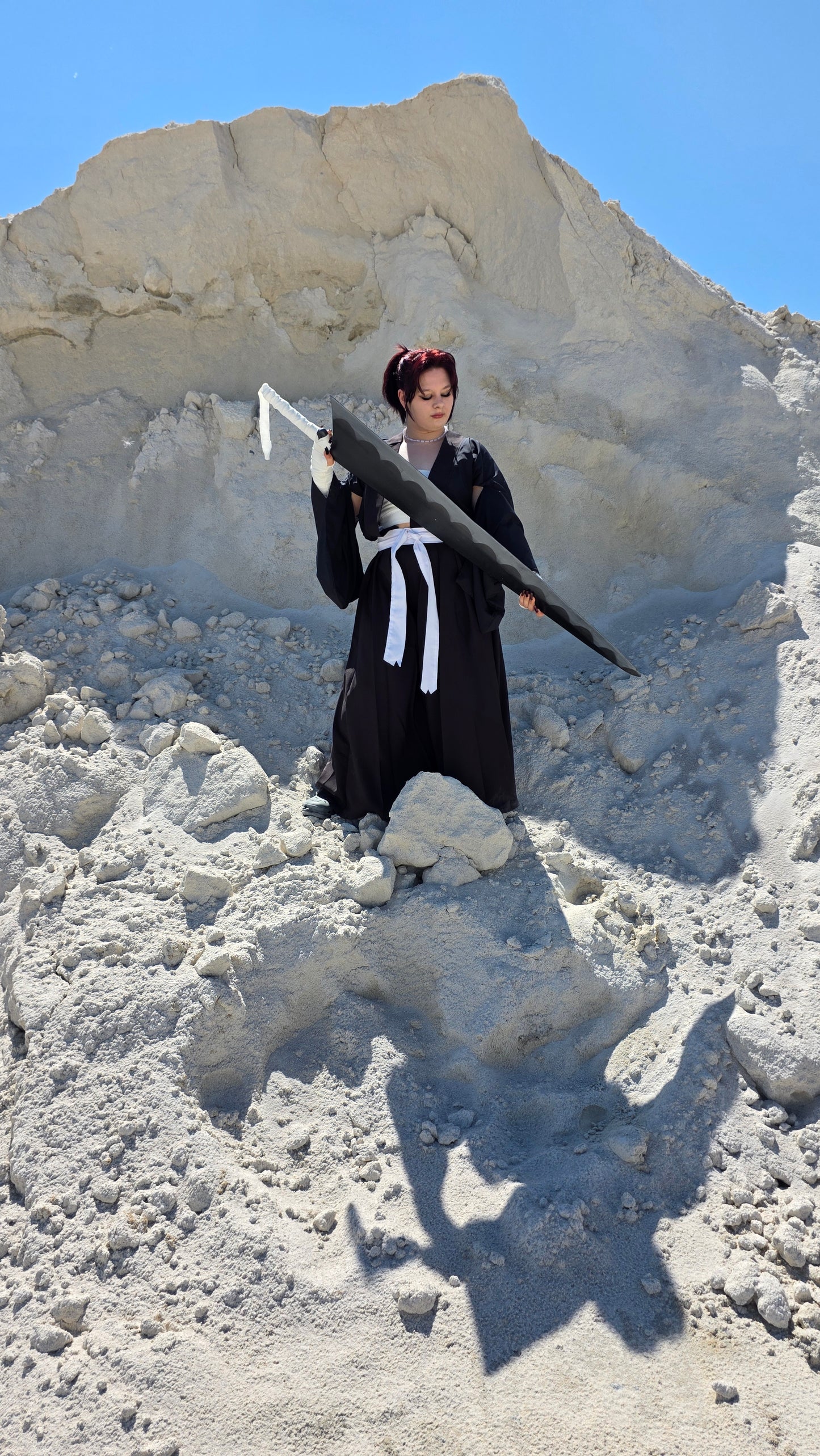 Ichigo Kurosaki female version cosplay ready to ship size(m-xl regulated for 150-165 cm height)