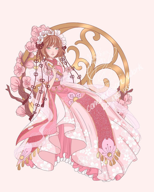 💮Tsubasa Hime Sakura Kinomoto xxxholic cosplay outfit