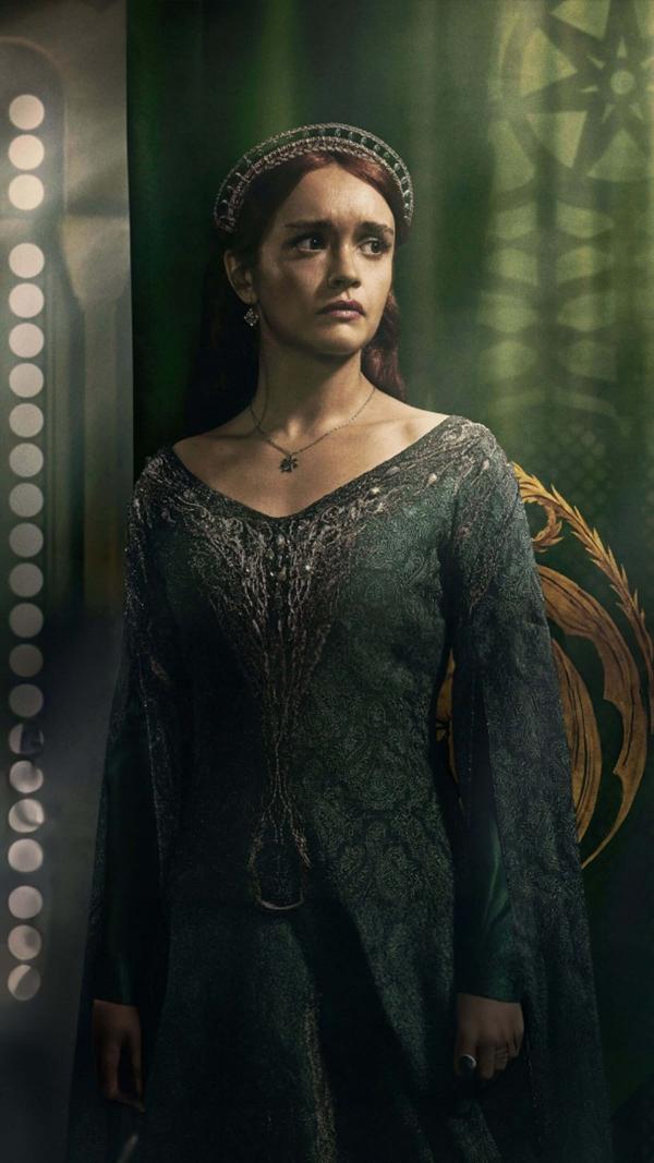 Alicent Hightower Cosplay Outfit – Fantasy Royal Dress, Custom Made (pre-order)