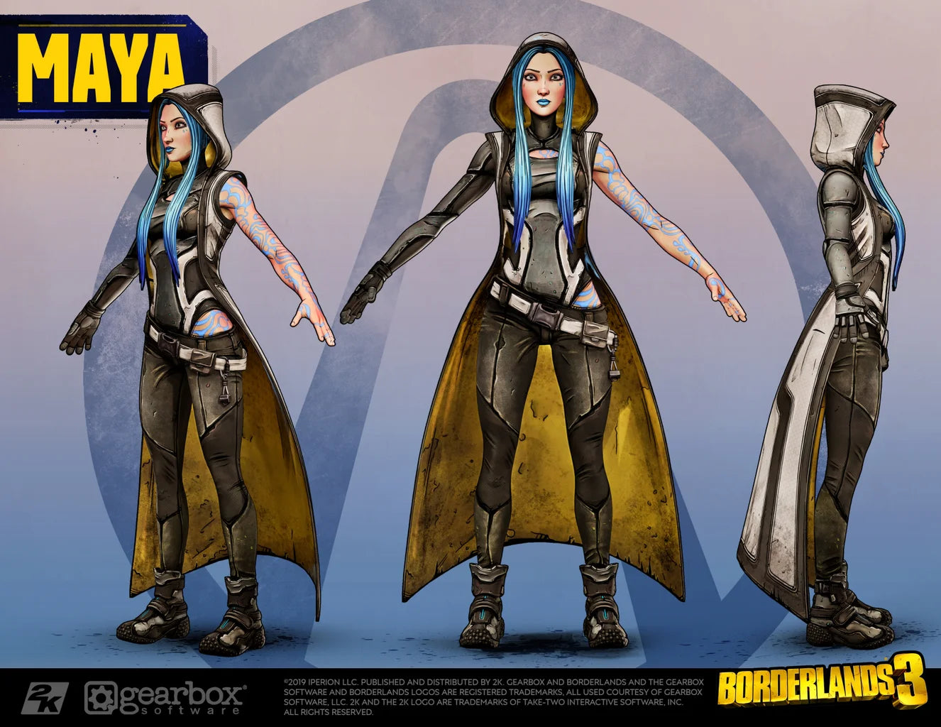 Maya from Borderlands 3 costume cosplay
