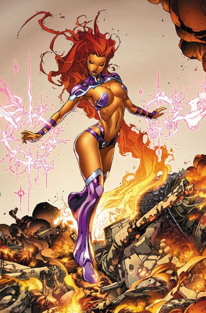 Starfire from DC Comics cosplay outfit (pre-order)