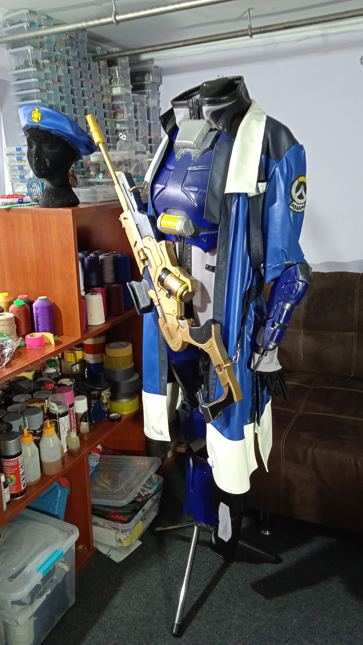 Overwatch Ana Horus cosplay outfit