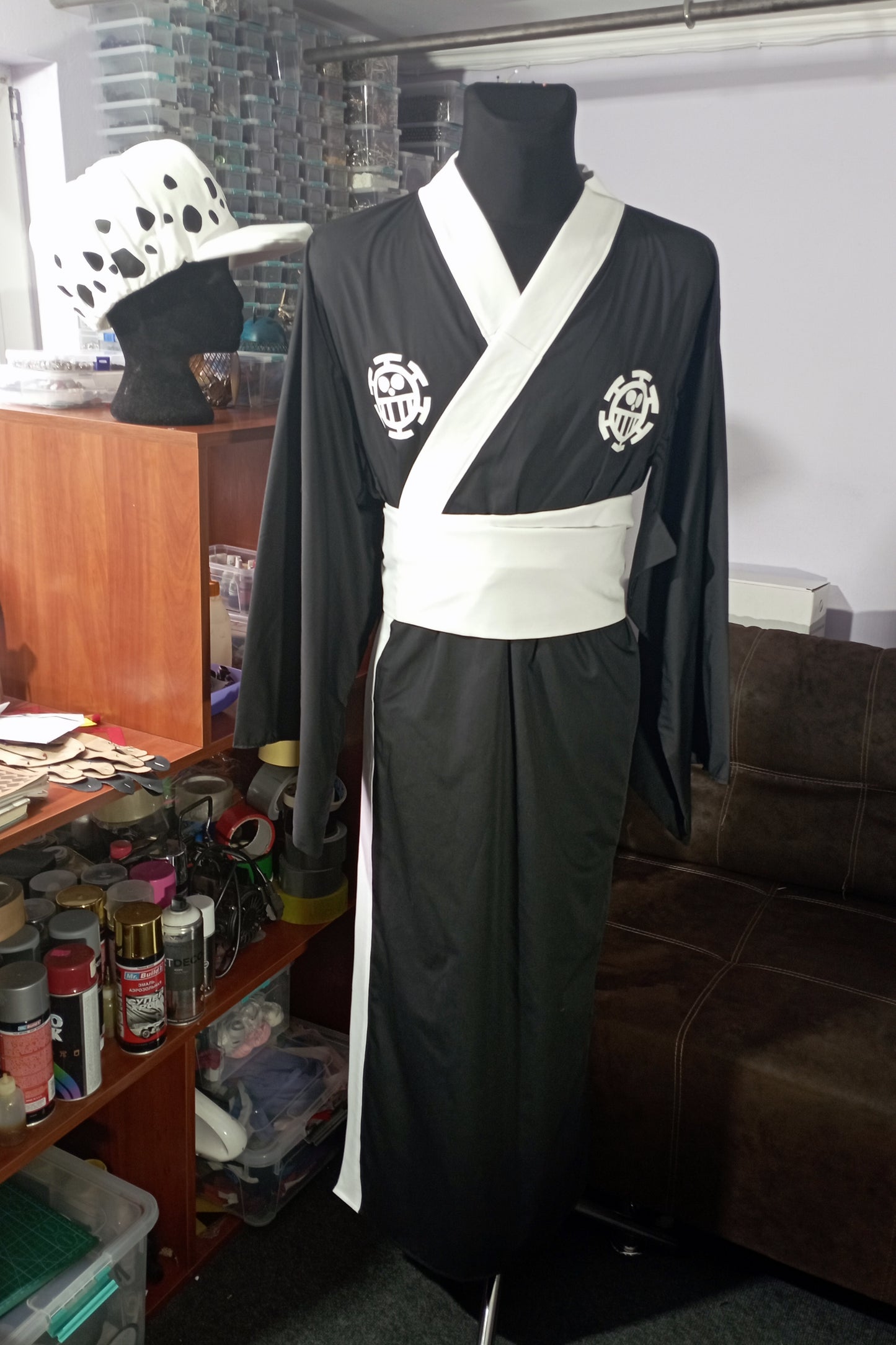 Trafalgar Law cosplay outfit, cosplay kimono