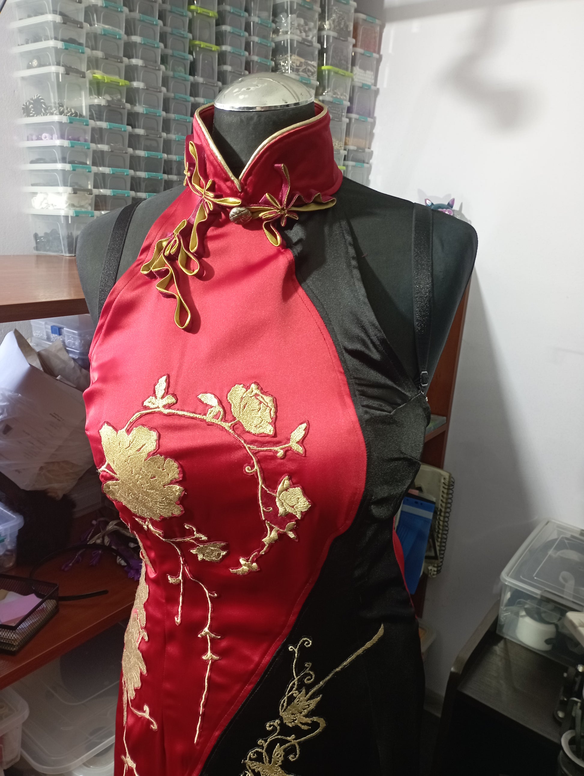 Resident Evil Ada Wong Red Dress Cosplay Costume - In Stock – FENINDOM LLC