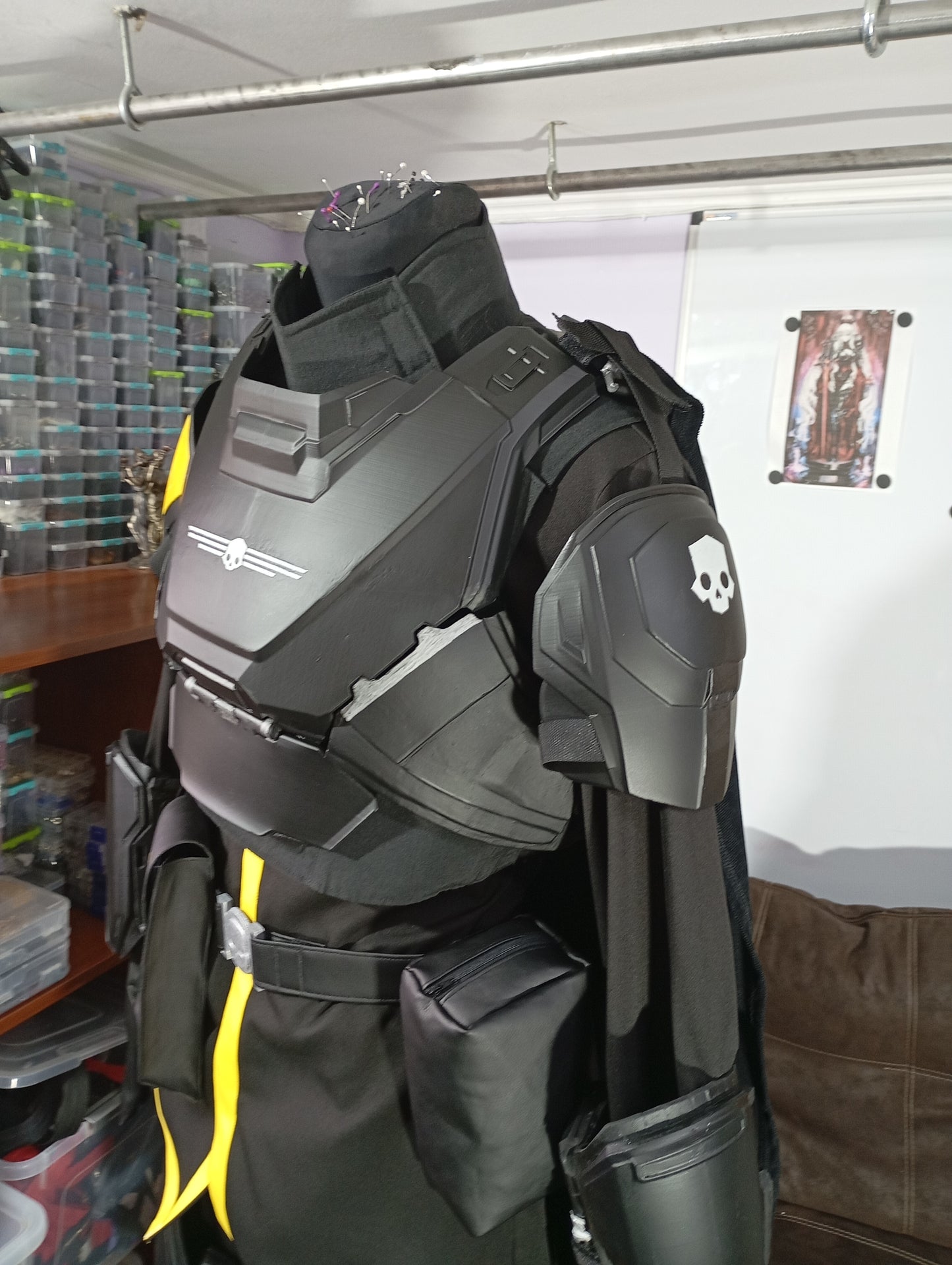 Armoured outfit from Helldivers II