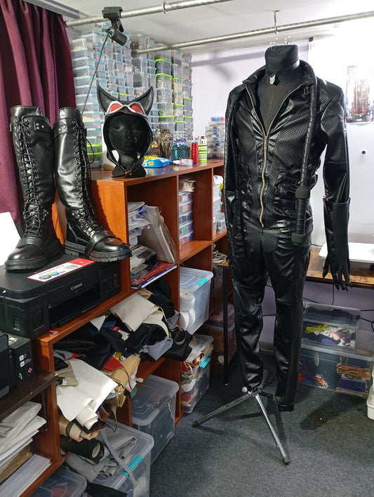 Catwoman custom cosplay Archam city male version
