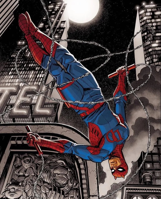 Daredevil/spiderman collab custom cosplay (pre-order)
