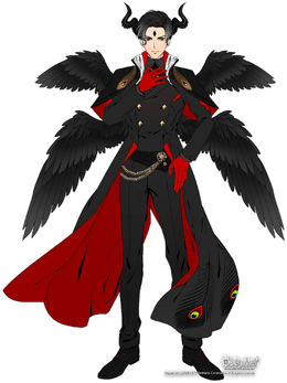 Lucifer from Obey Me game Demon version
