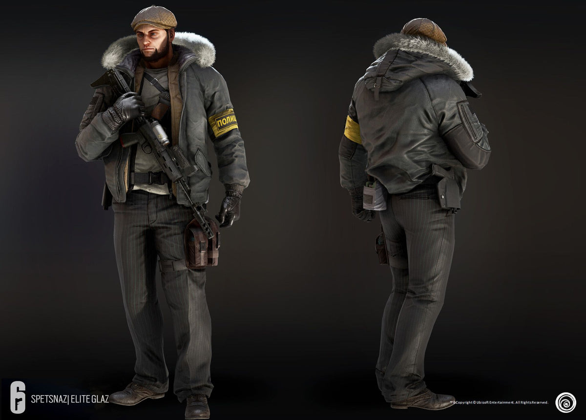 Galsa R6 Skin Glaz Elite Skin Rainbow 6 Siege cosplay outfit (pre-order) – GNG Cosplay