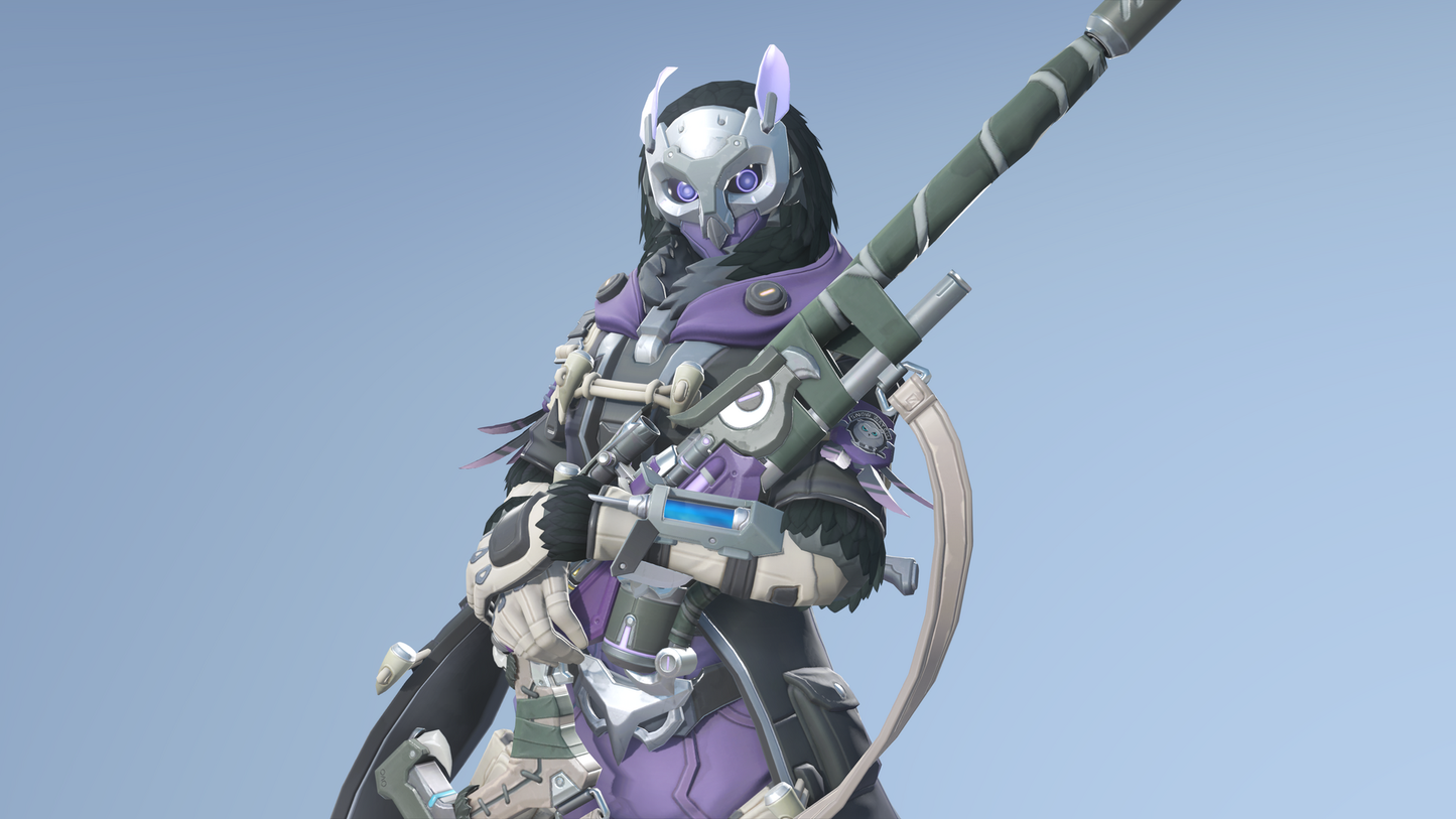 Ana Amari Night Owl skin from Overwatch  cosplay outfit (Pre-order)