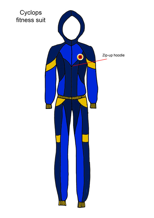 Cyclops sport costume cosplay / fitness suit (pre-order)