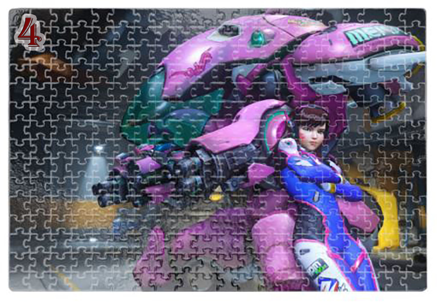 Cardboard puzzles Overwatch Puzzles, Adult Puzzle,/ DVA/ tracer